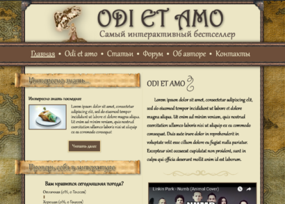 ODI ET AMO – Фэнтэзи Книга